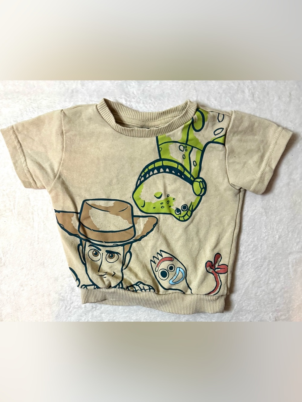 Disney Pixar Toy Story 18month Beige Graphic sweatshirt Top